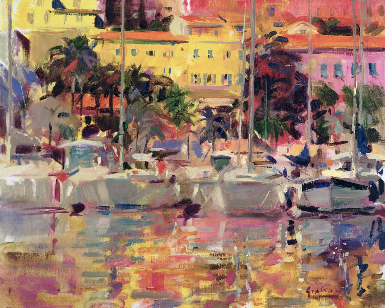 Golden Harbour Vista od Peter Graham (Contemporary)