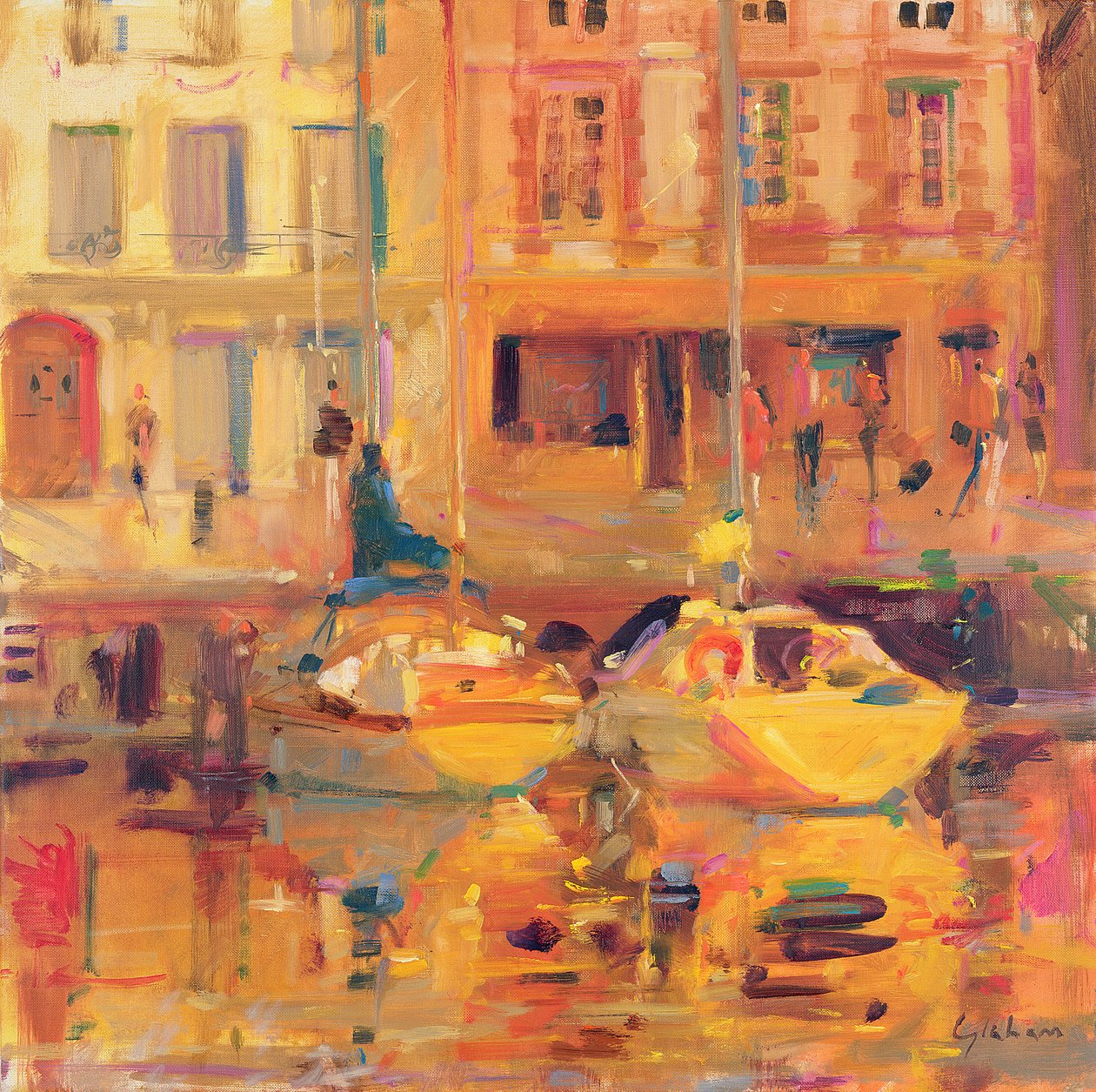 Les Deux Bateaux od Peter Graham (Contemporary)