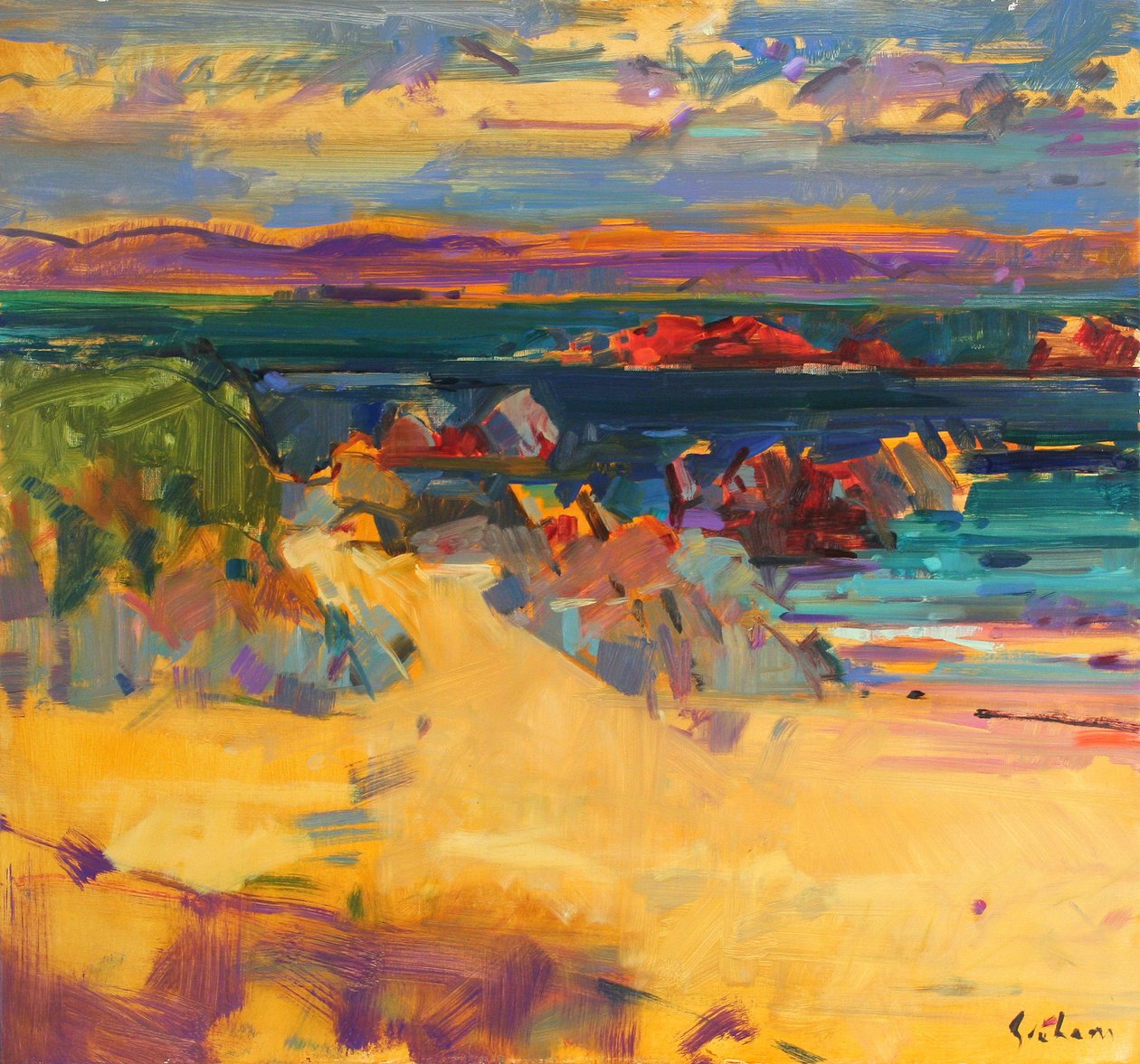North End, Iona, 2012 od Peter Graham (Contemporary)