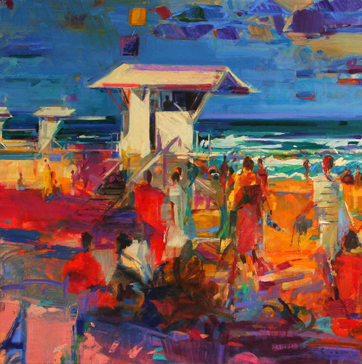 Palm Beach, Florida, 2011 od Peter Graham (Contemporary)