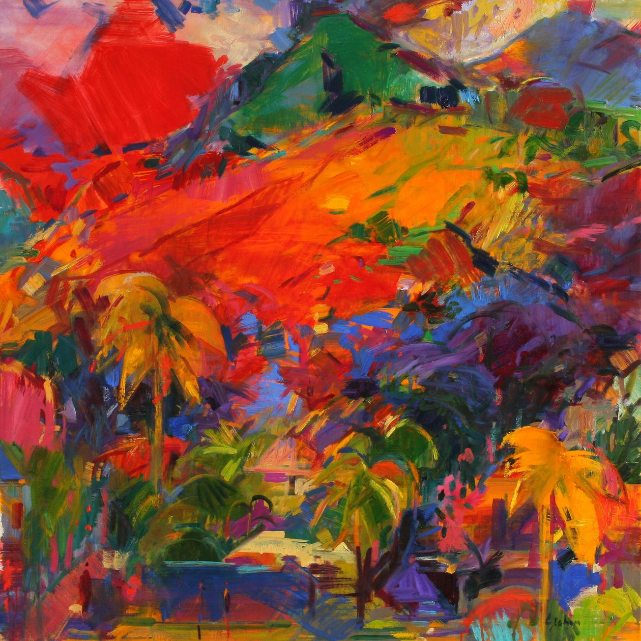 Paysage Polynesien, 2011 od Peter Graham (Contemporary)