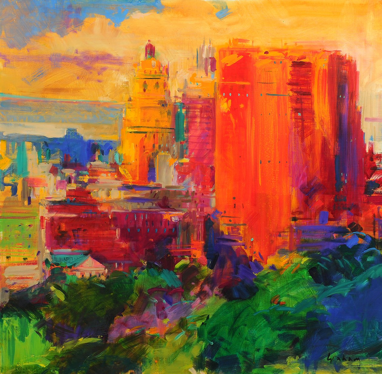 Majestic, New York od Peter Graham (Contemporary)