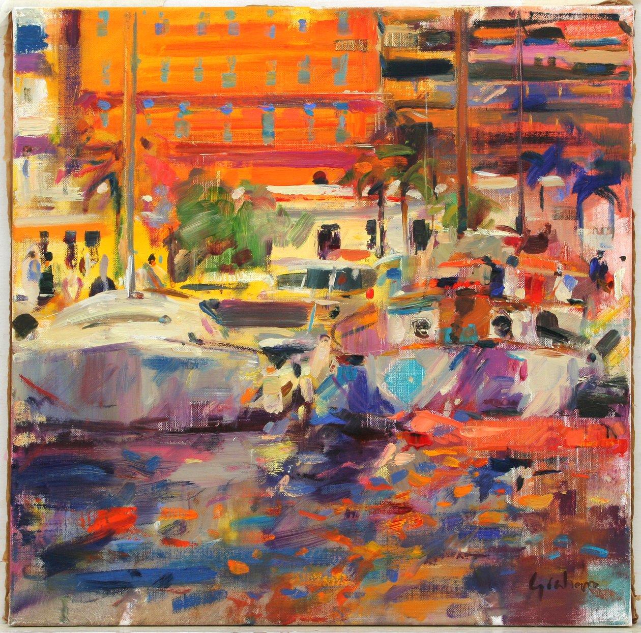 Riviera v Mentonu od Peter Graham (Contemporary)