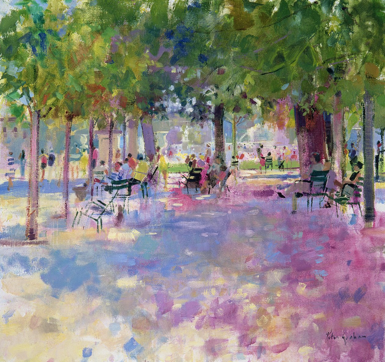Tuileries, Paříž od Peter Graham (Contemporary)