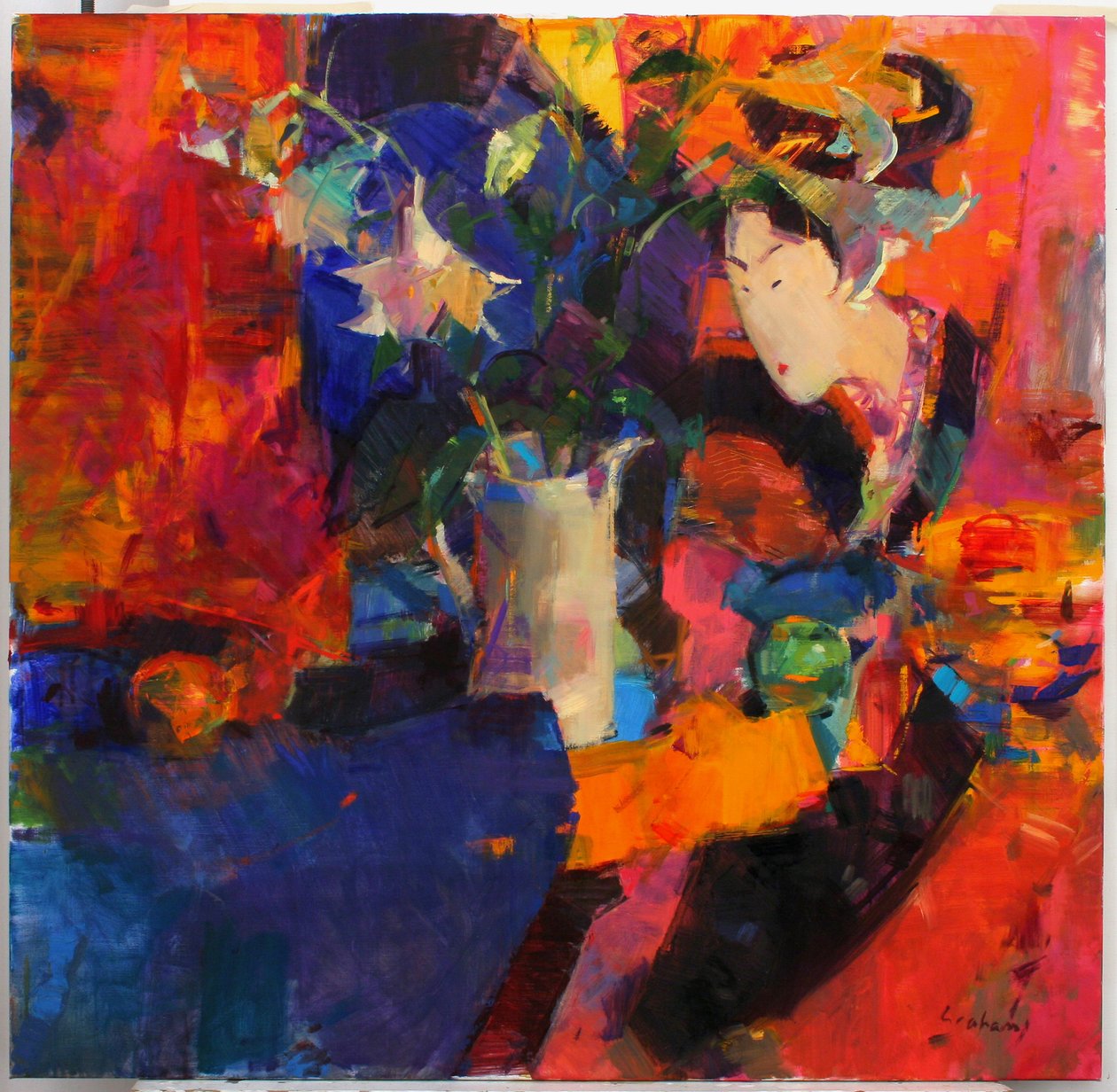 Bílé lilie od Peter Graham (Contemporary)