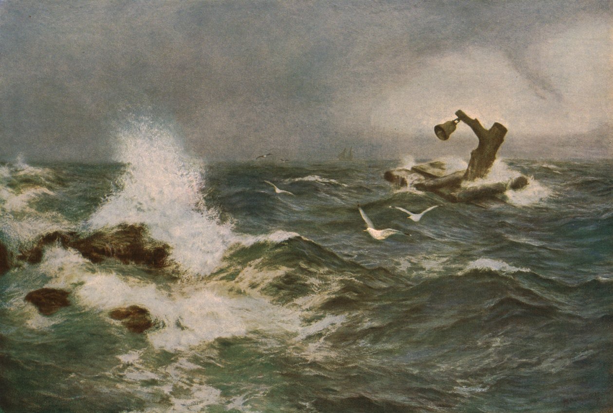The Inchcape Rock, 1908, c1930. od Peter Graham
