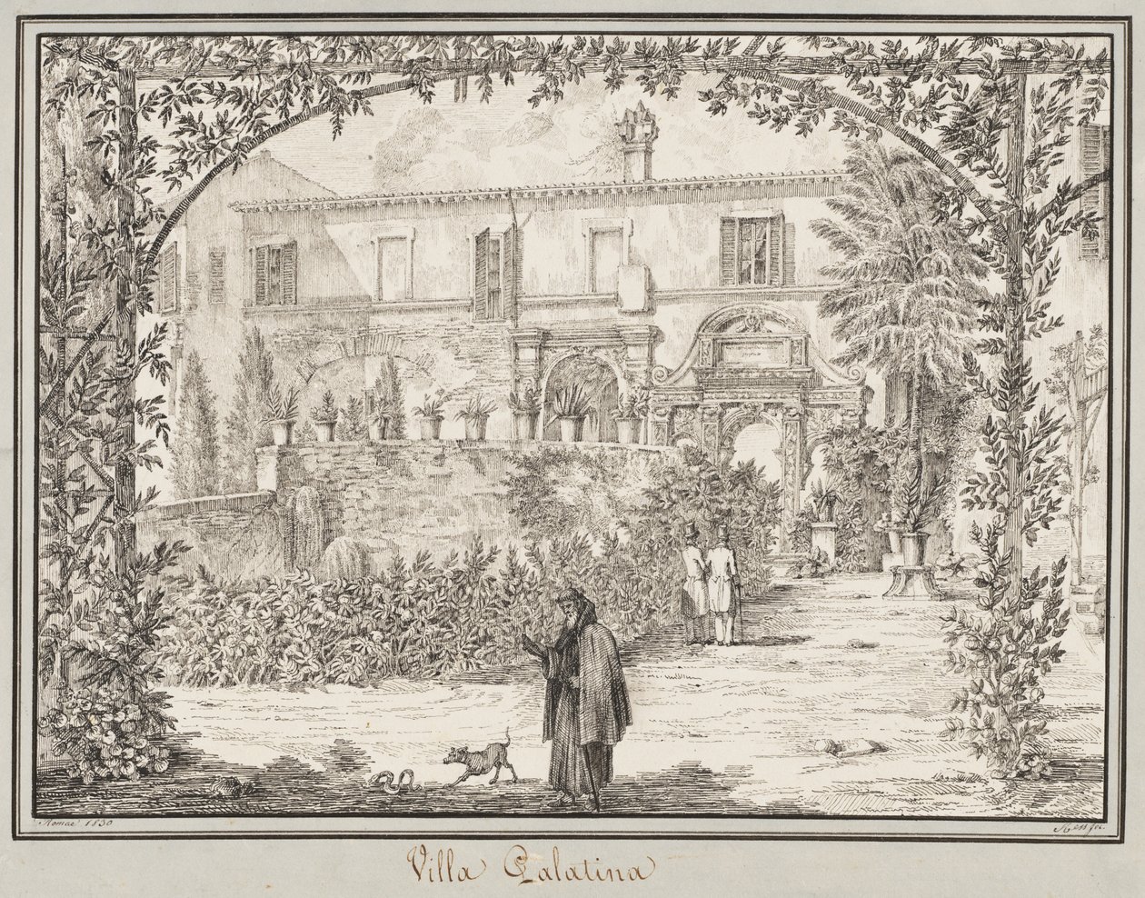 Palatine Villa, 1830. od Peter Heinrich Lambert von Hess