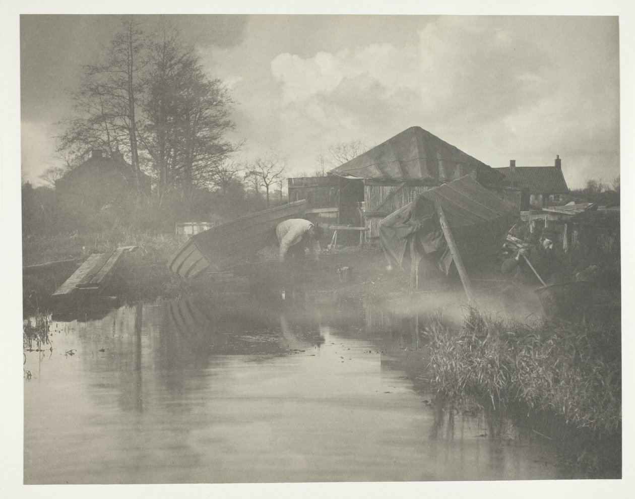 Loděnice v Norfolku od Peter Henry Emerson