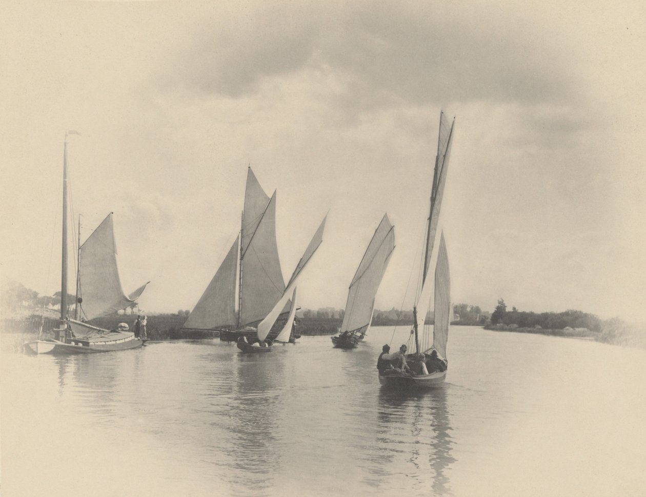 Plavební zápas v Horningu od Peter Henry Emerson