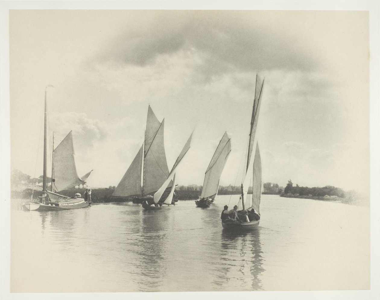 Plavební zápas v Horningu od Peter Henry Emerson