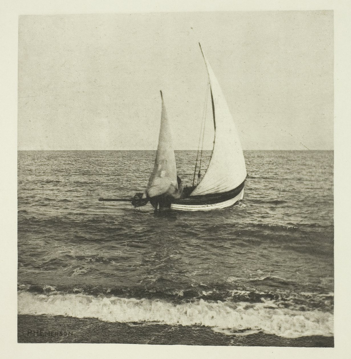 Suffolk Shrimper "Going Off" od Peter Henry Emerson