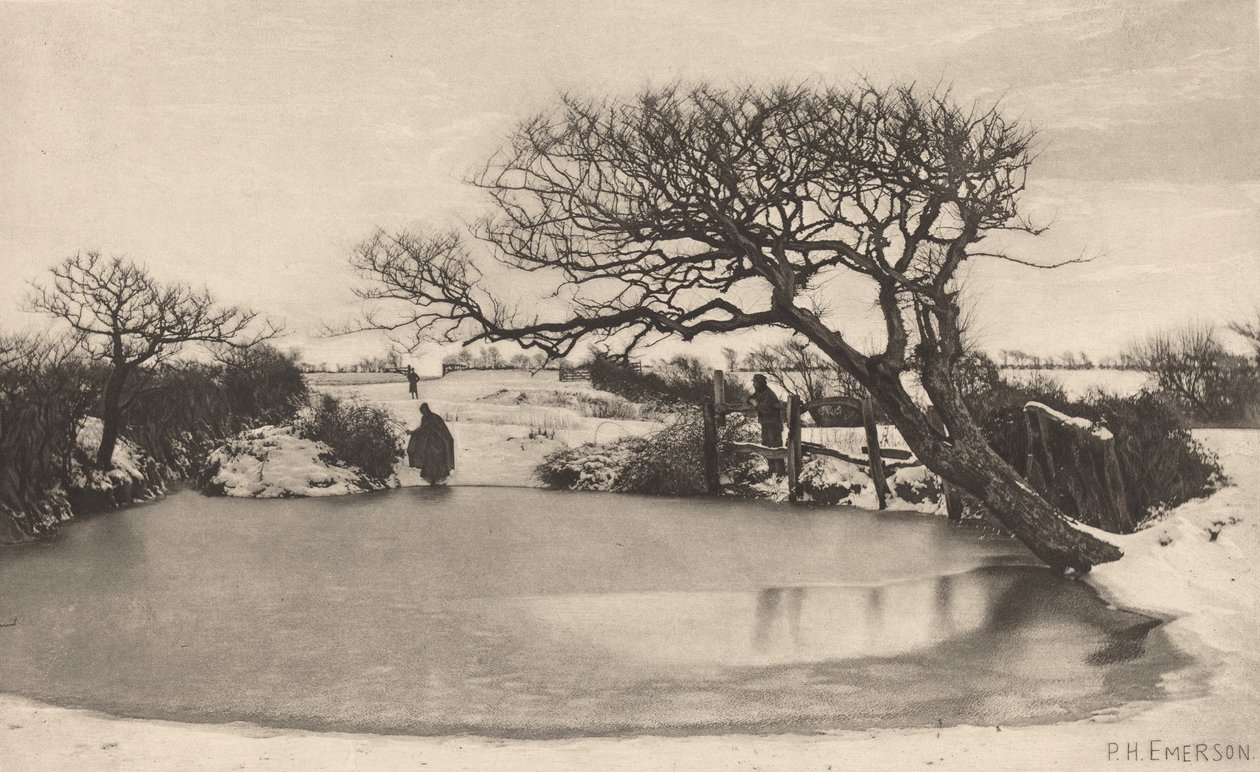 Zimní ráno od Peter Henry Emerson