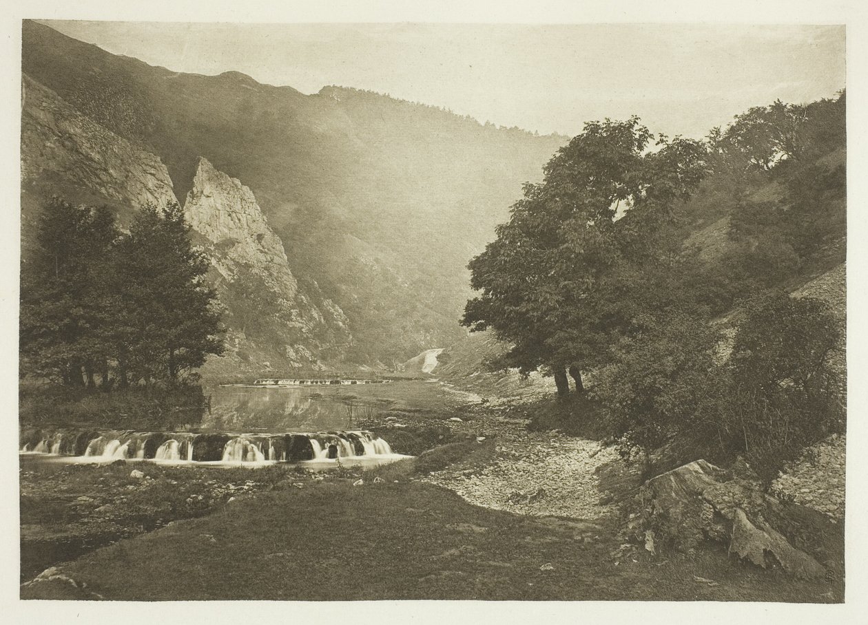 Vjezd do Dove Dale, Derbyshire od Peter Henry Emerson