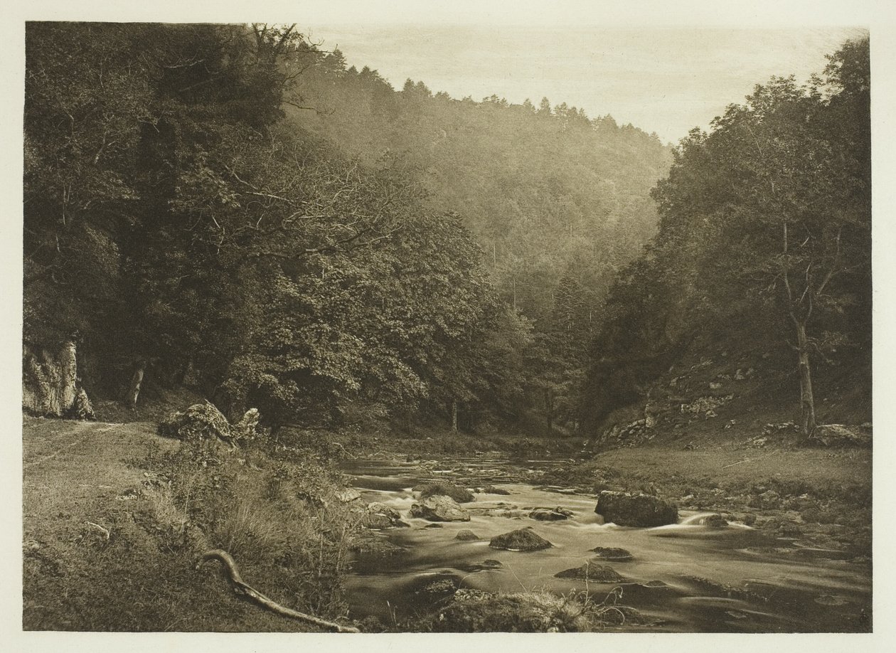 V Dove Dale (Staffordshire Side) od Peter Henry Emerson