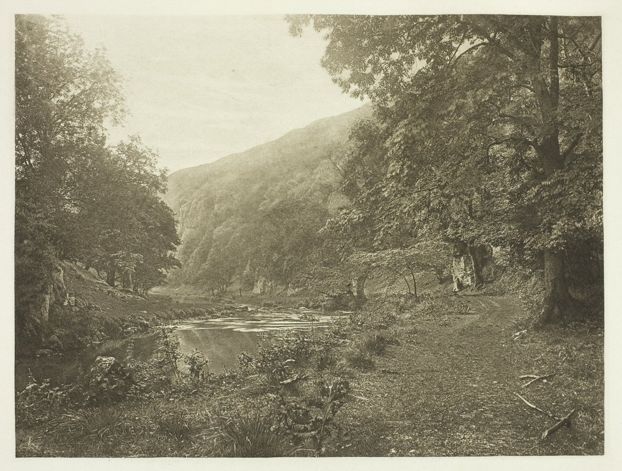 V Dove Dale od Peter Henry Emerson