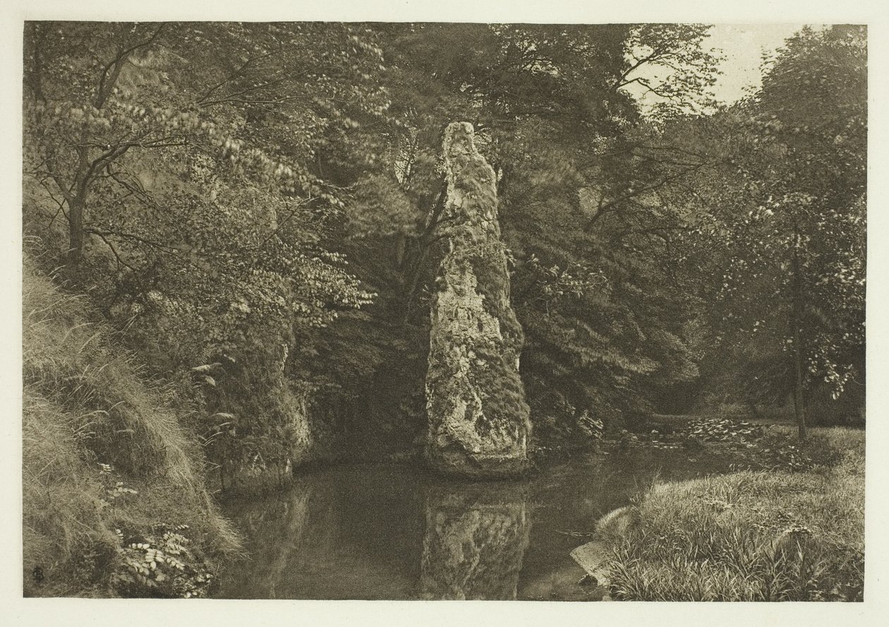 "Pike Pool," Beresford Dale od Peter Henry Emerson