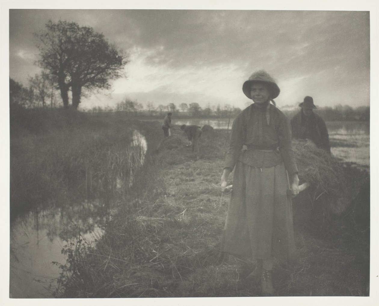 Poling the Marsh Hay od Peter Henry Emerson