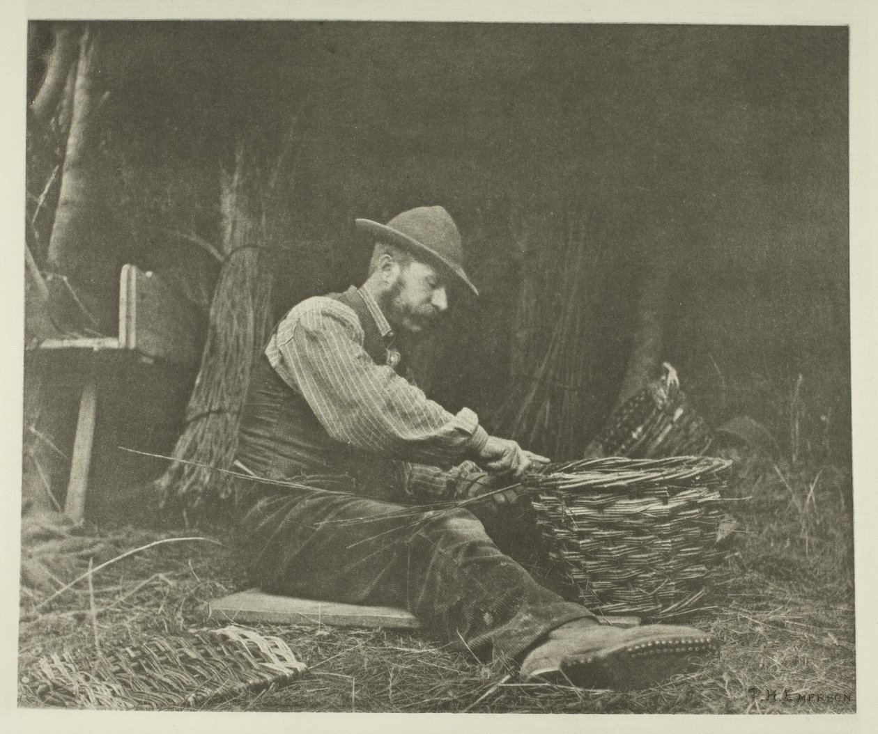 The Basket-Maker (Norfolk) od Peter Henry Emerson