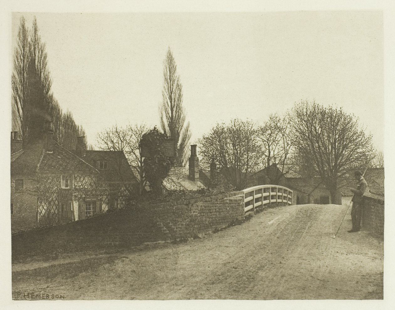 Hostinec The Crown Inn, Borxbourne od Peter Henry Emerson