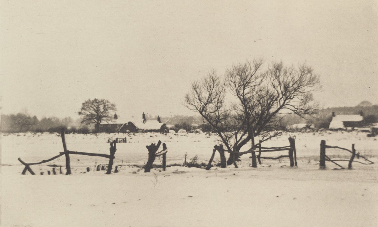 Zasněžené bažiny od Peter Henry Emerson