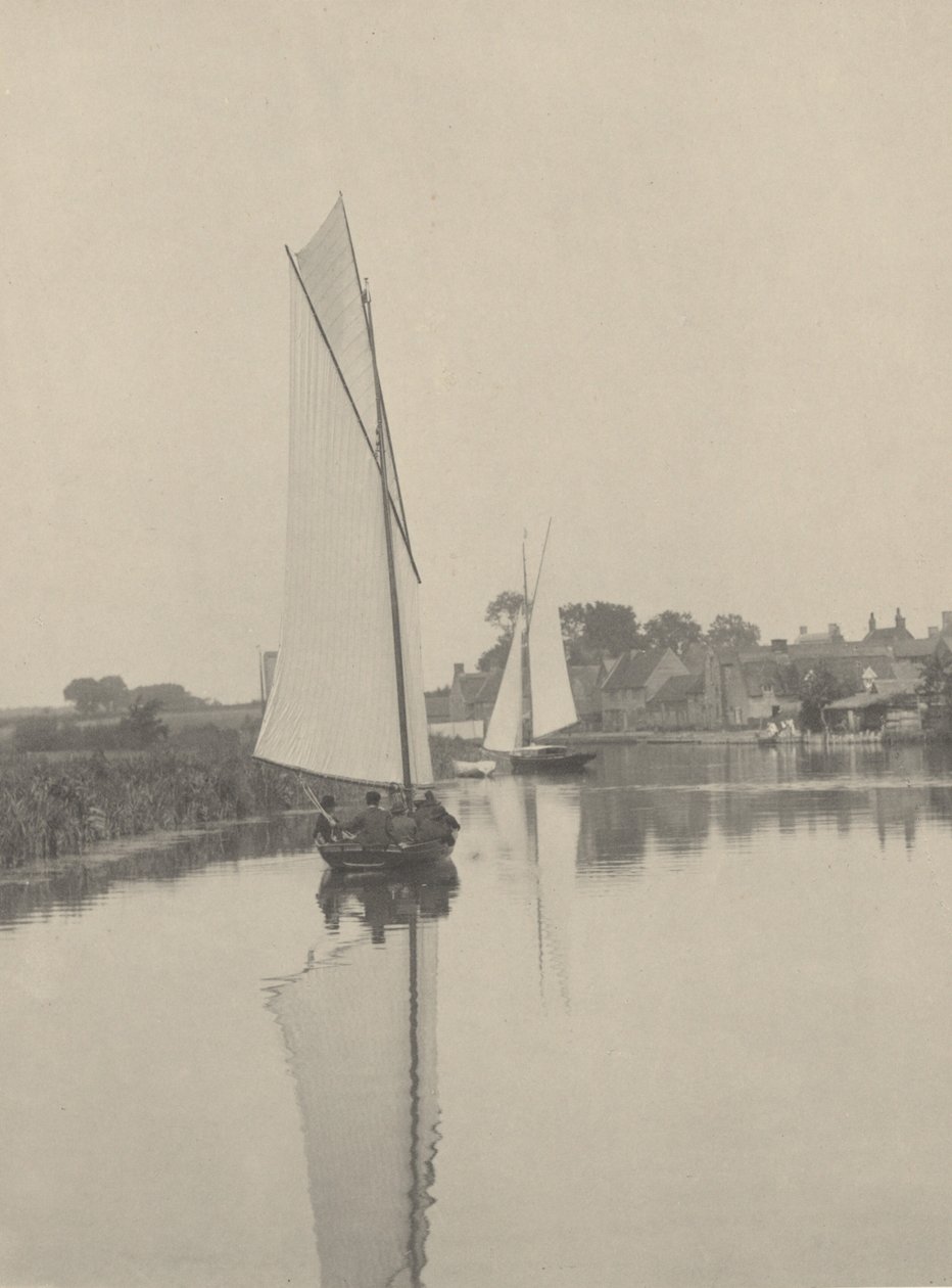 Vesnice Horning,1886 (foto) od Peter Henry Emerson