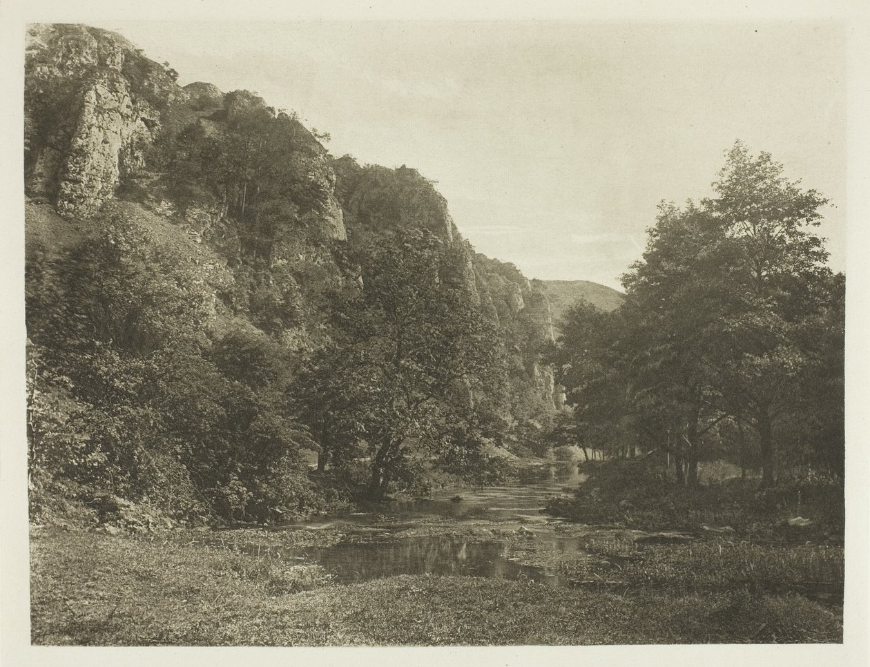 Tissington Spires, Dove Dale od Peter Henry Emerson