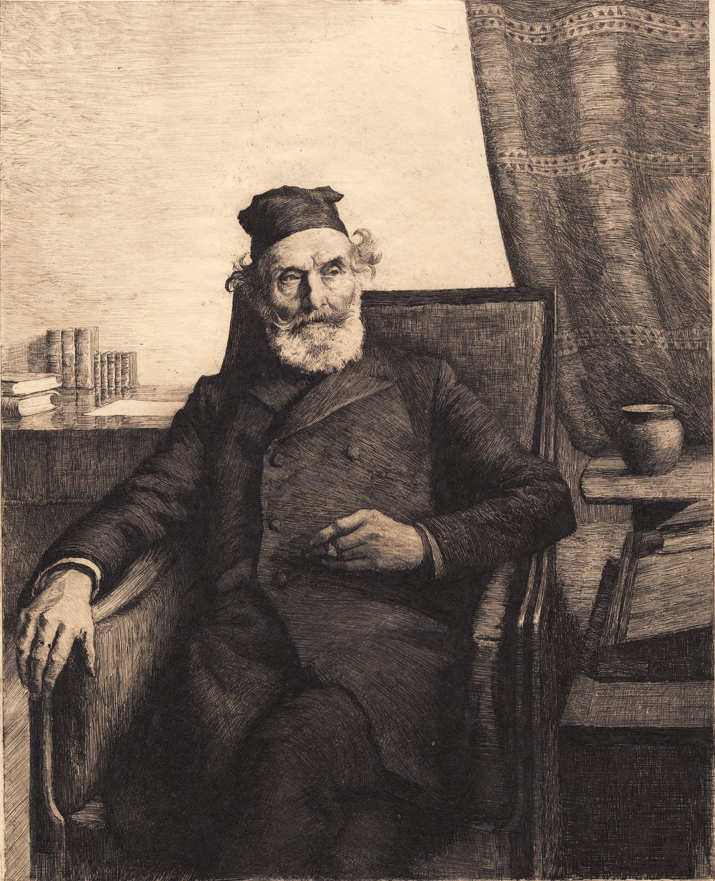 Umělcův otec, Jens Peter Ilsted od Peter Vilhelm Ilsted