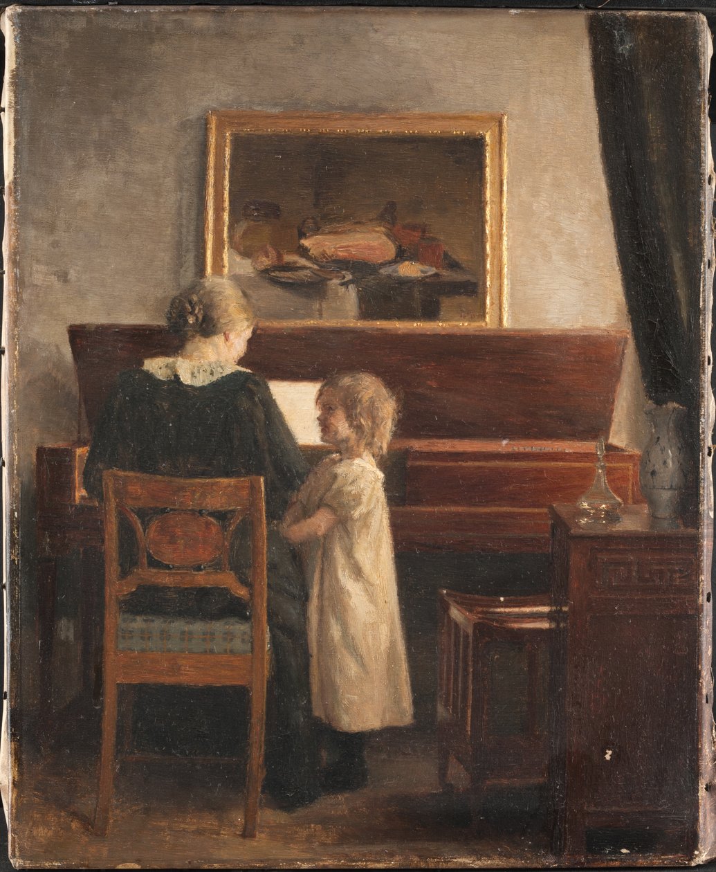 U klavíru od Peter Vilhelm Ilsted