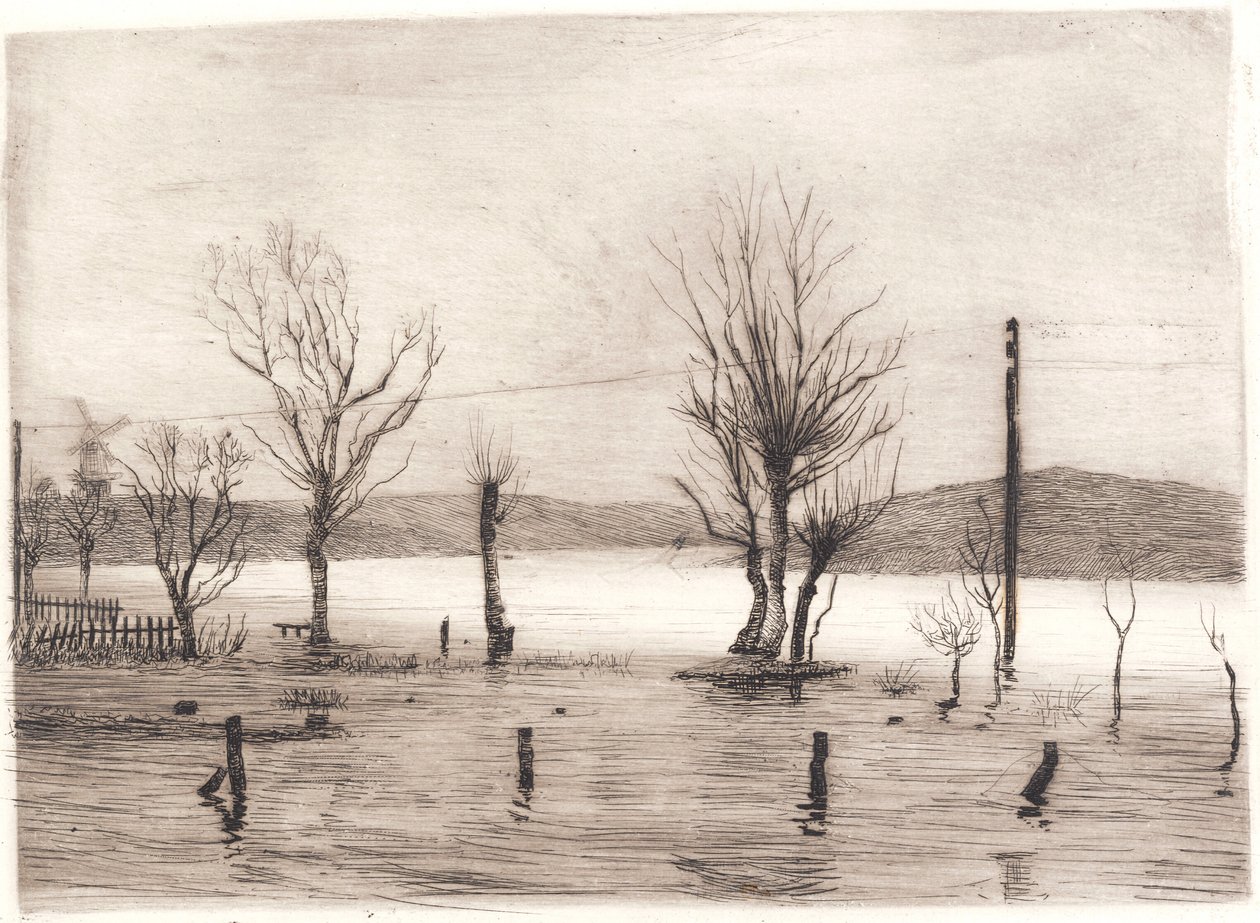 Zimní krajina v Tyreholmu od Peter Vilhelm Ilsted