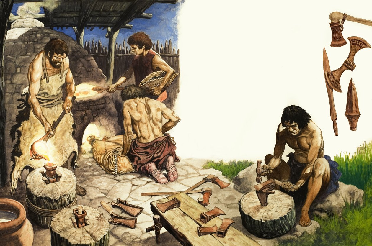 Doba bronzová, ilustrace z knihy "Poklad od Peter Jackson