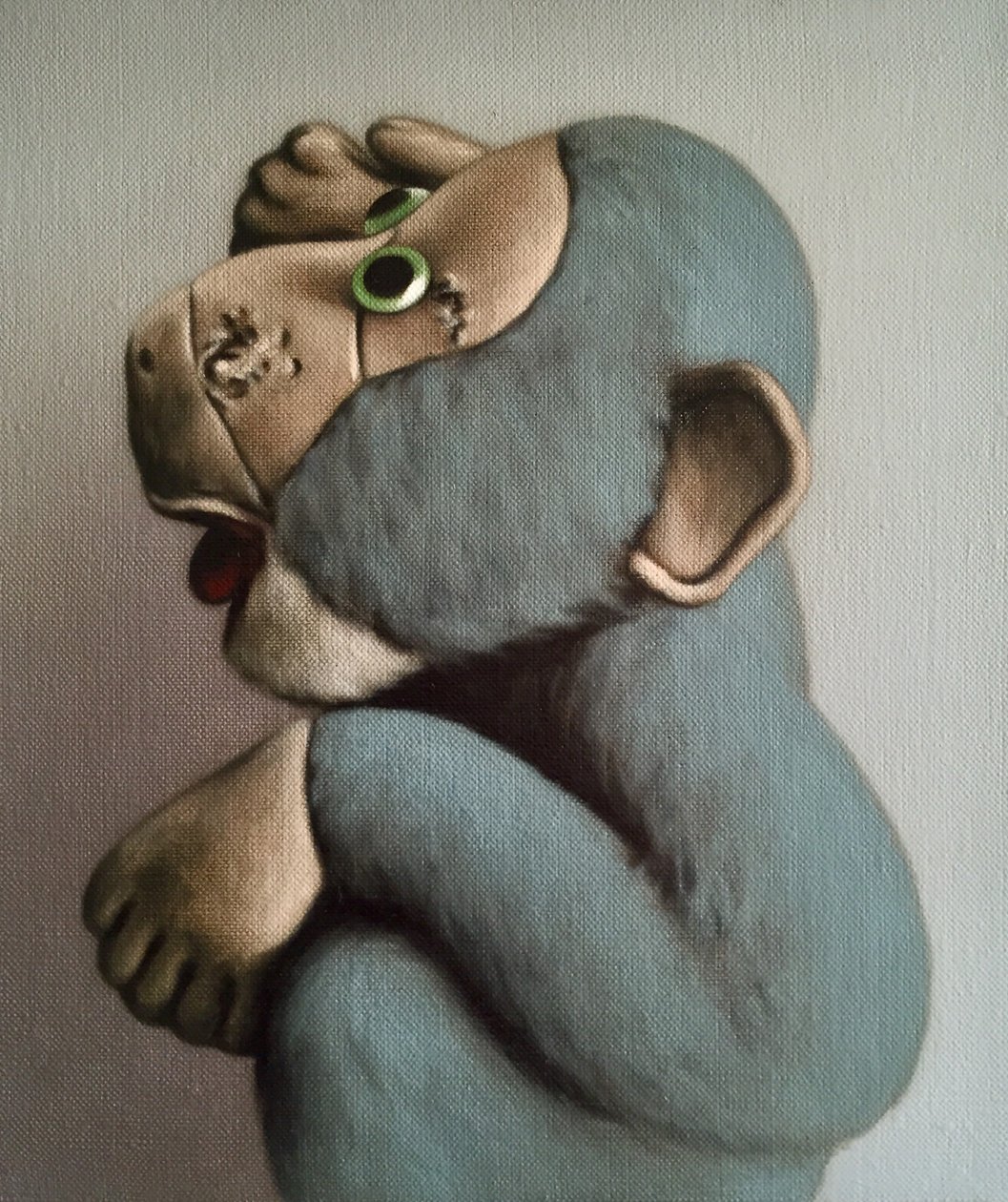 Soft Blue Monkey, 2006 od Peter Jones
