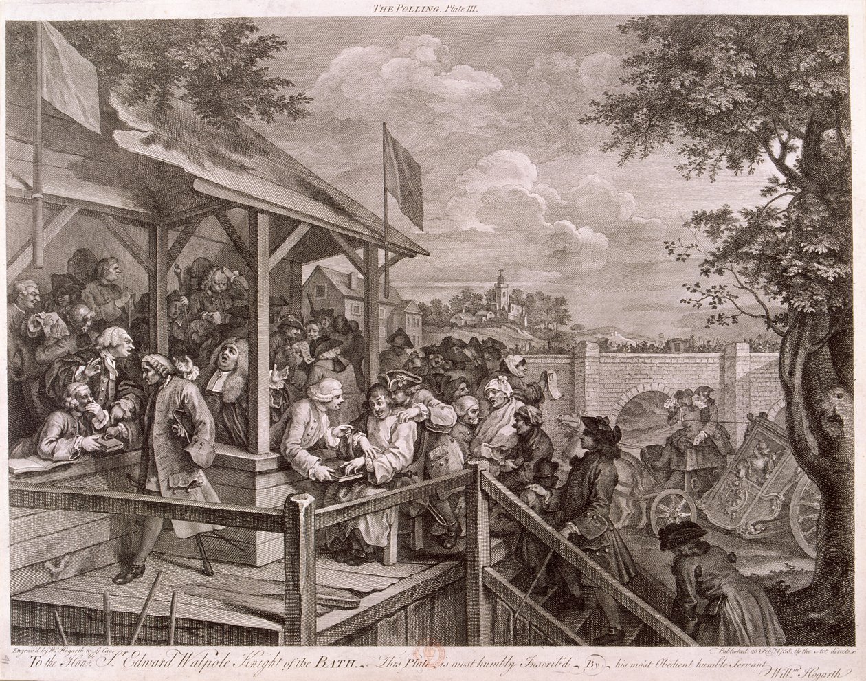 "Polling", 1758 od Peter La Cave