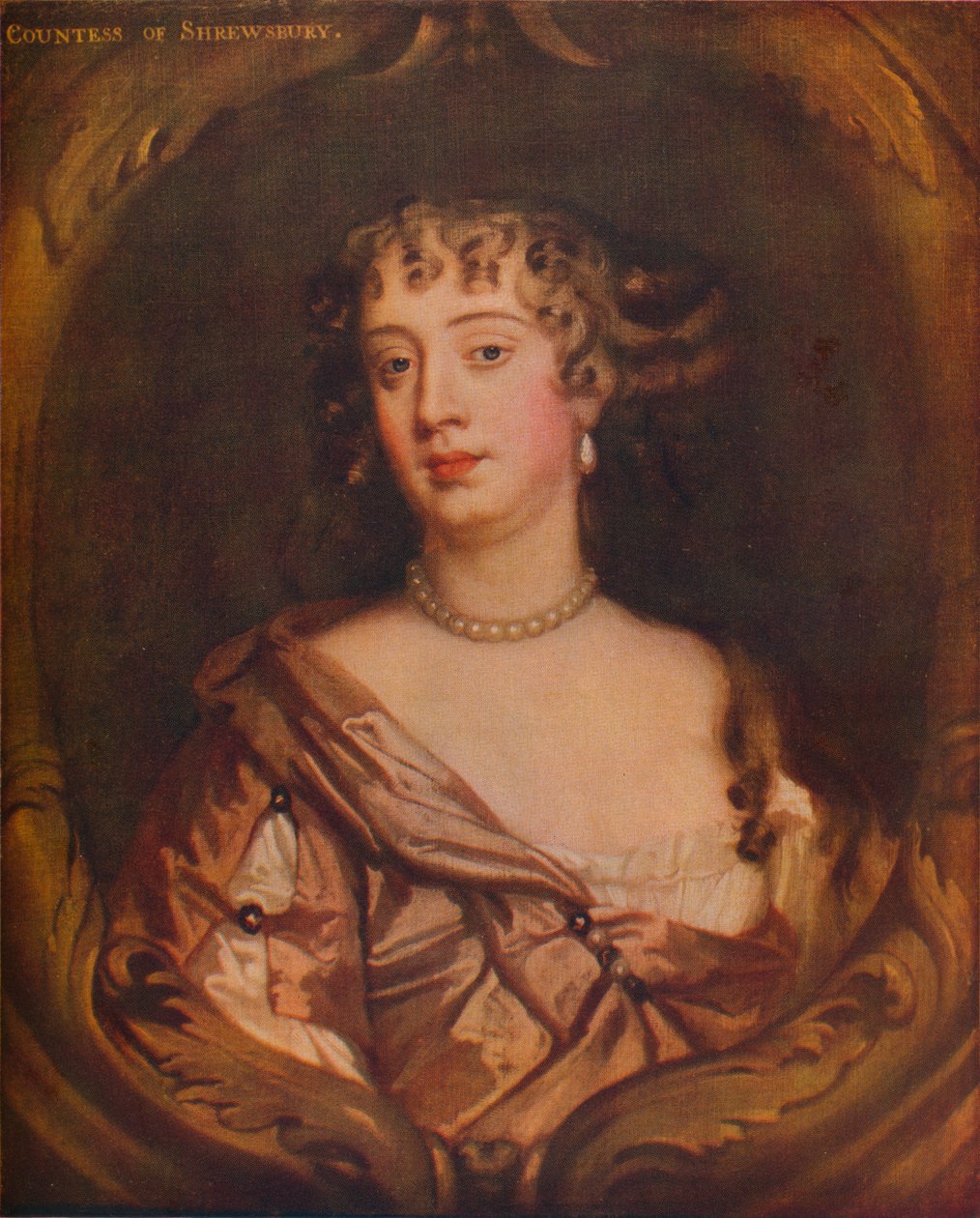 Anna Maria Talbot hraběnka ze Shrewsbury, c1670 od Peter Lely