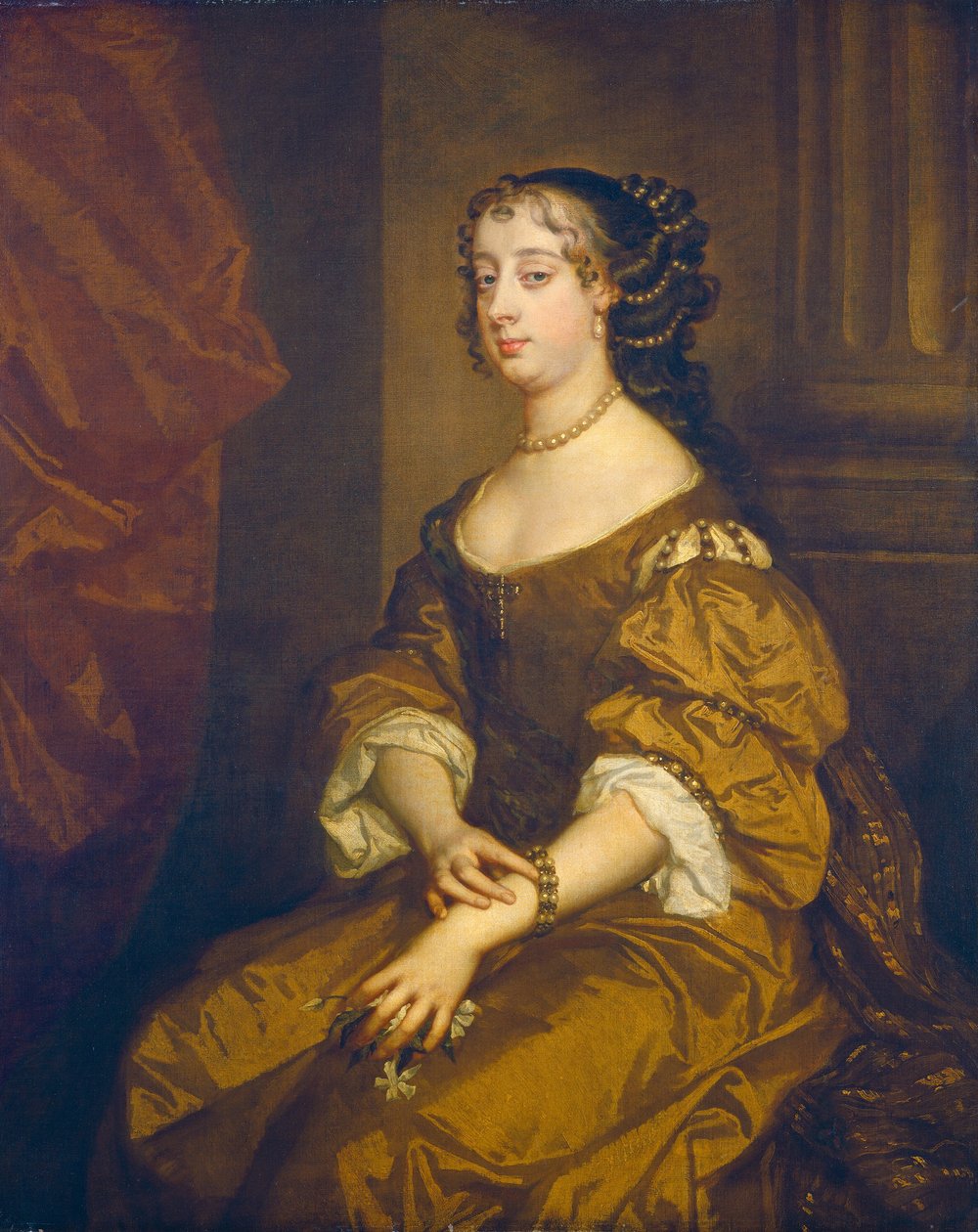 Barbara Villiers, vévodkyně z Clevelandu, c. 1661-1665 od Peter Lely