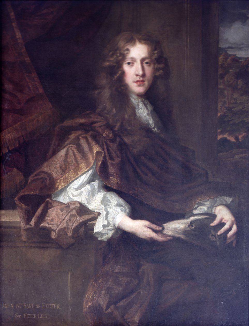 John, 5. hrabě z Exeteru (olej) od Peter Lely