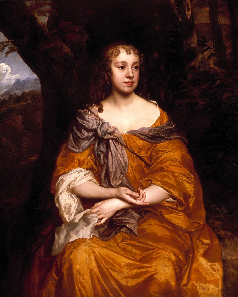 Portrét slečny Whartonové od Peter Lely
