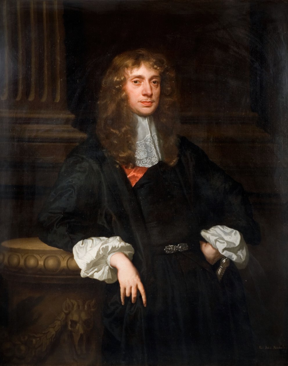 Portrét sira Johna Nicholase, 1667. od Peter Lely
