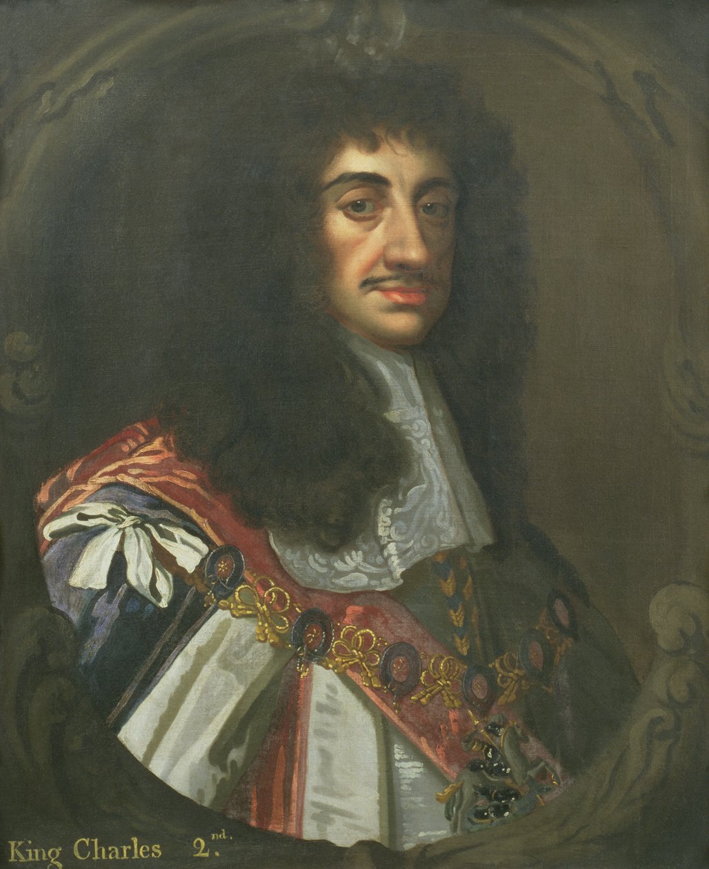 Portrét krále Karla II od Peter Lely