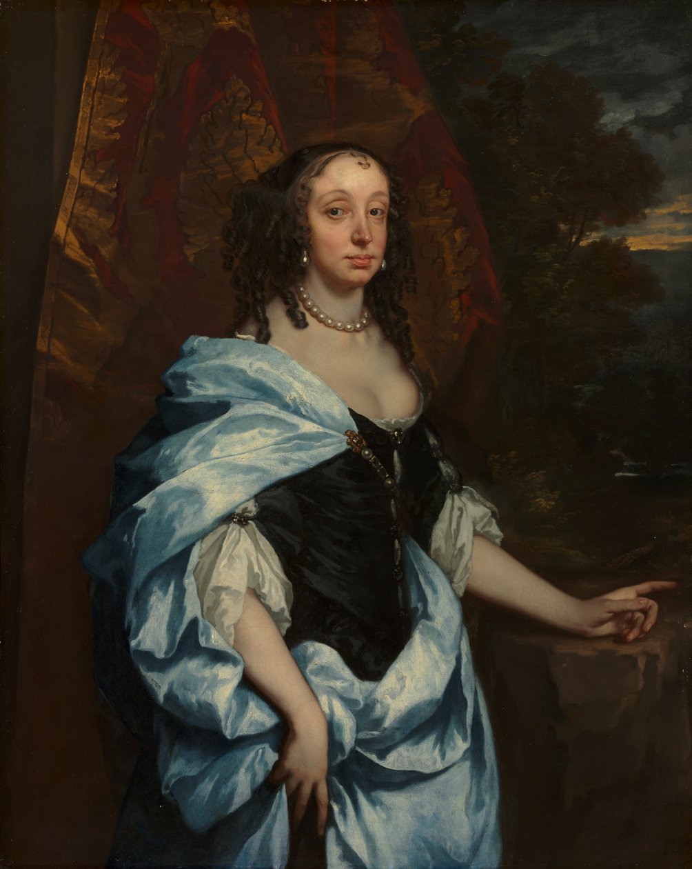 Portrét paní Leneve od Peter Lely