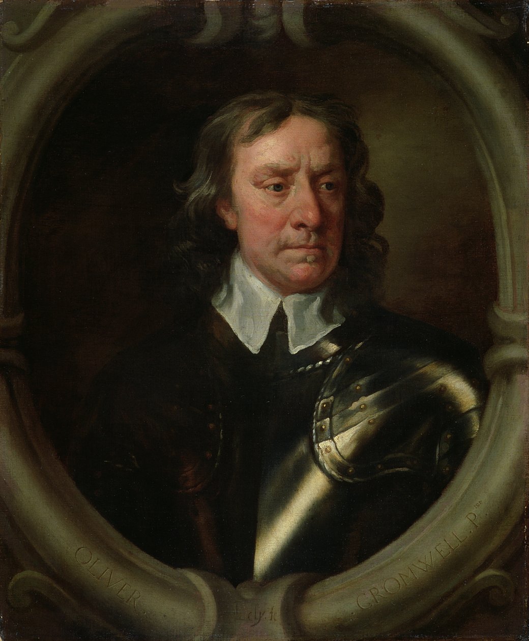 Portrét Olivera Cromwella od Peter Lely