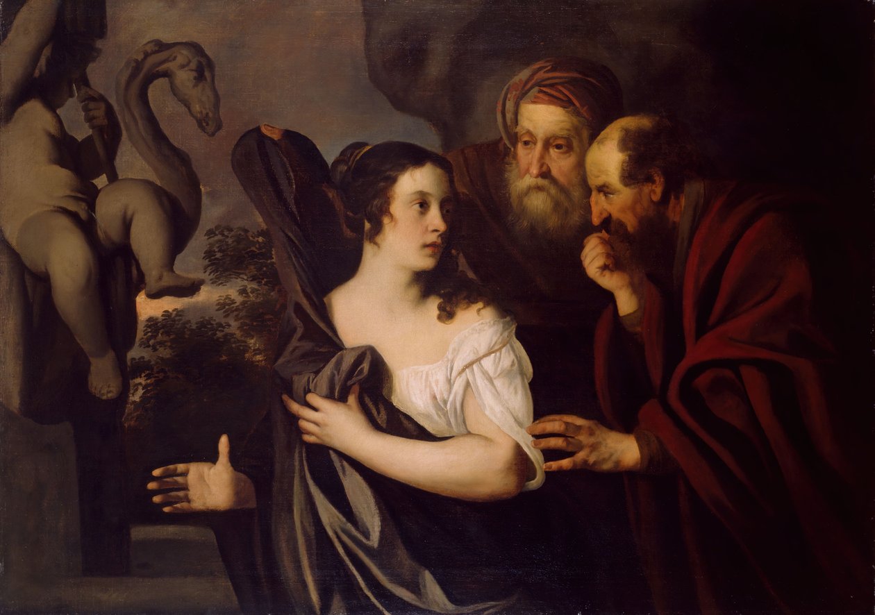 Susanna a starší, 17. století. od Peter Lely