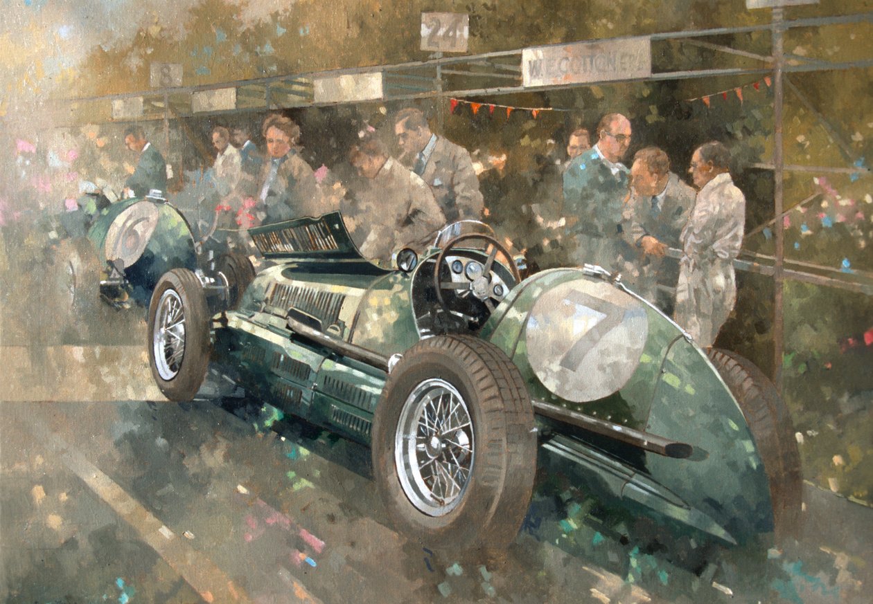 Maserati R. Parnella (olej na plátně) od Peter Miller