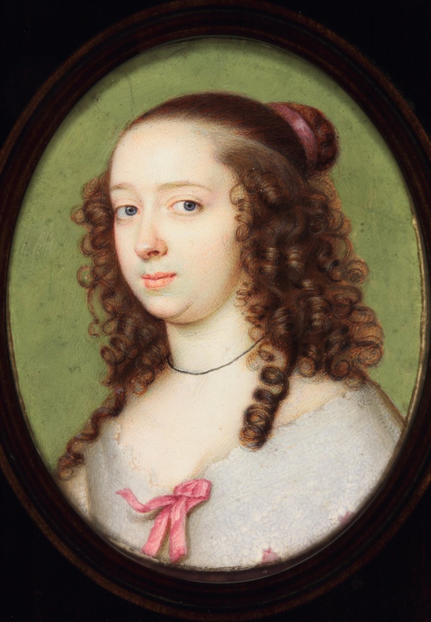 Lady Elizabeth Cecil, hraběnka z Devonshire (smalt) od Peter Oliver