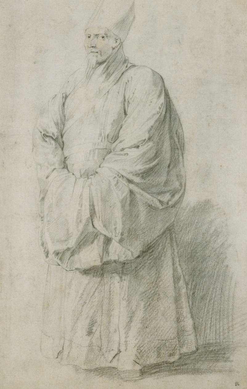 Jezuitský misionář v čínském kostýmu od Peter Paul Rubens