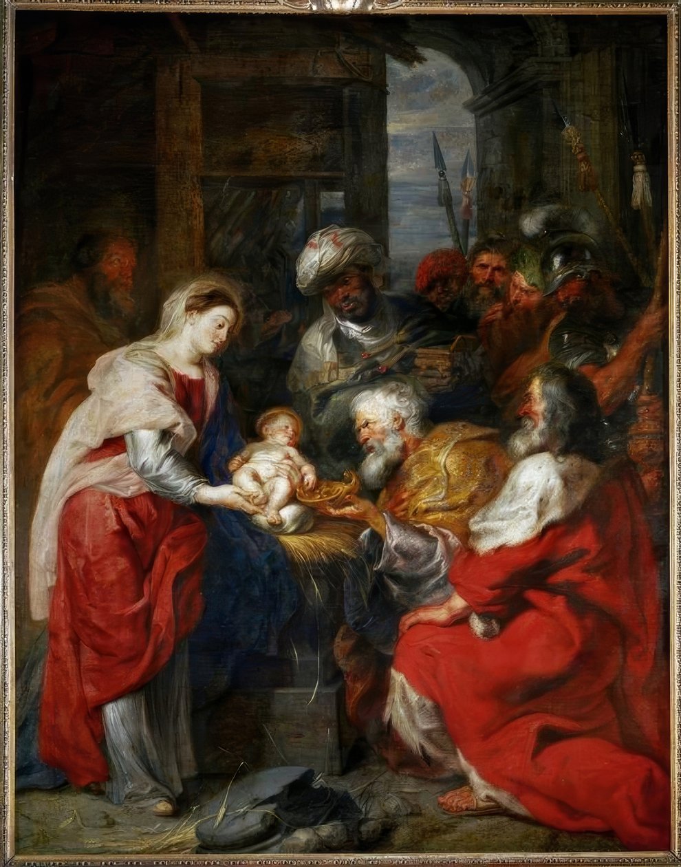 Klanění tří králů od Peter Paul Rubens