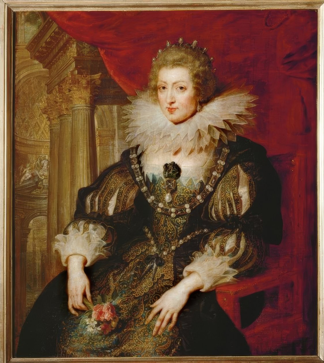 Anna Rakouská od Peter Paul Rubens