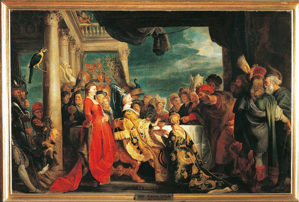 Rakousko, Vídeň, Alboin a Rosamunde od Peter Paul Rubens