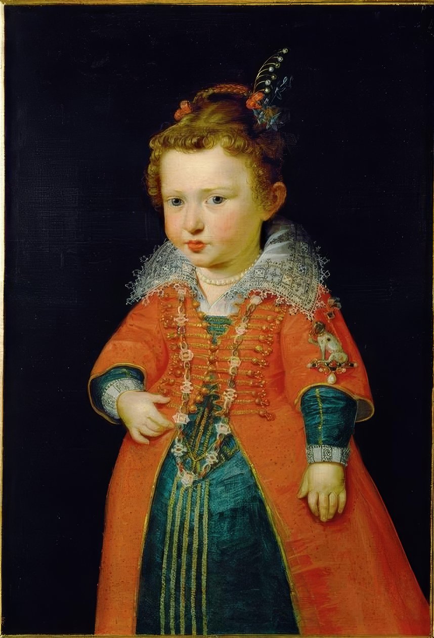 Portrét ve věku dvou let od Peter Paul Rubens