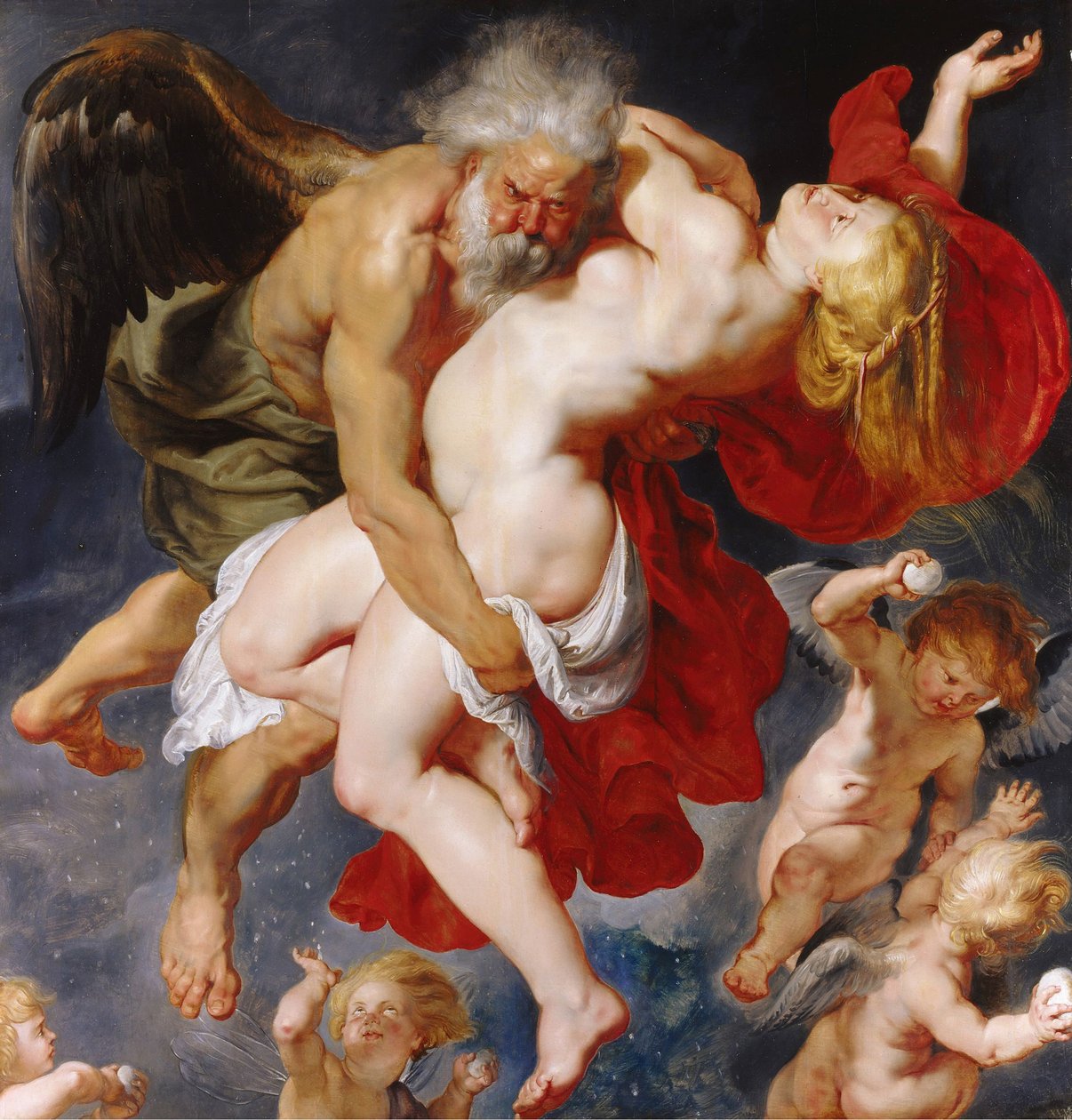 Boreas Abducting Orithyia, c. 1615. od Peter Paul Rubens