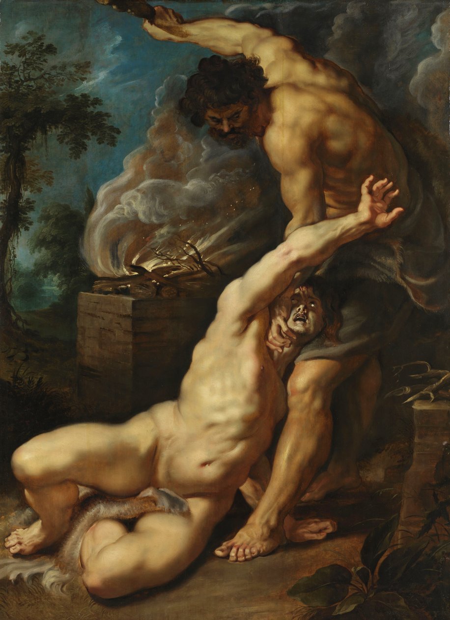 Kain zabíjí Ábela od Peter Paul Rubens